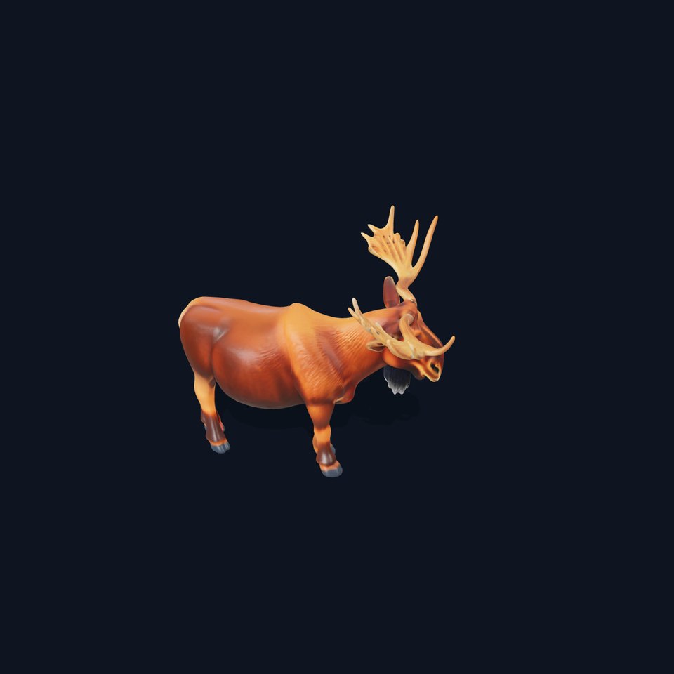 Realistic Moose Model Pack for Various Applications